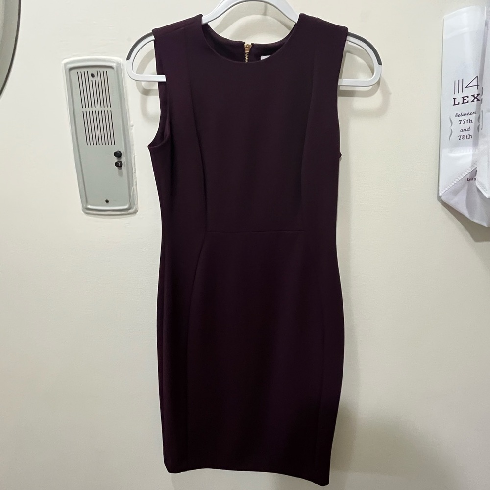 Purple Work Dress